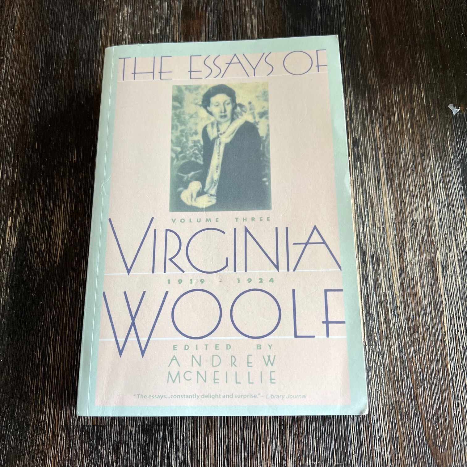 Essays of Virginia Woolf Volume 3 1919-1924 Andrew McNeillie Mariner Books