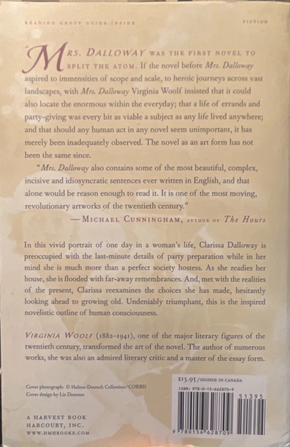 Virginia Woolf Mrs. Dalloway Virginia Woolf Library Auth Ed TPB 1990