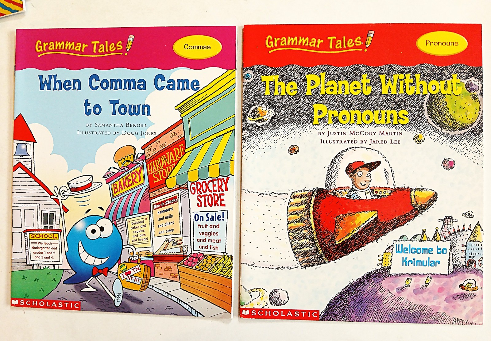 Lot of 8 Grammar Tales Series Books Scholastic Elementary Language Teaching