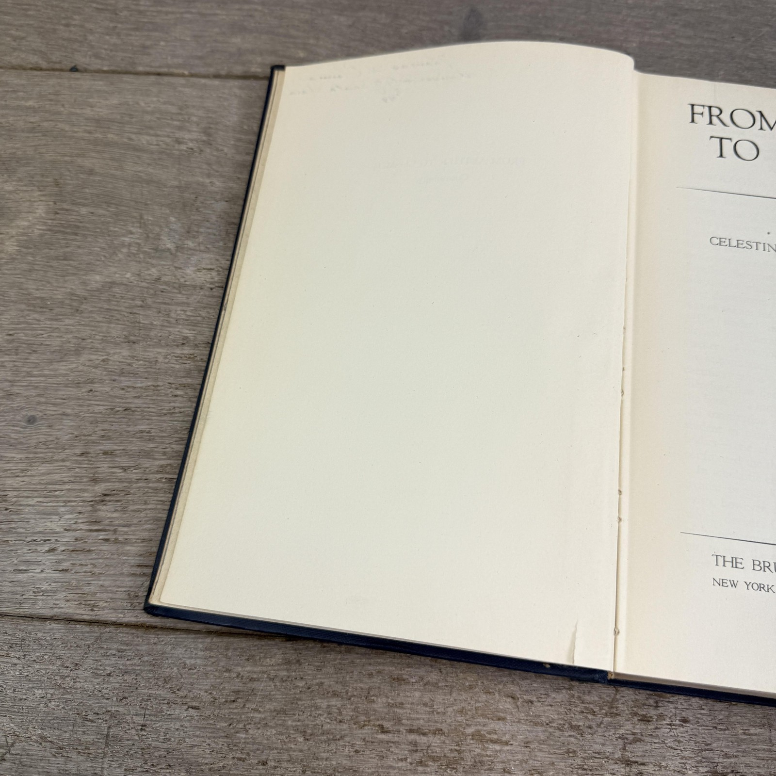 Vintage From Aether to Cosmos Celestine N. Bittle Hardcover 1946 2nd Printing