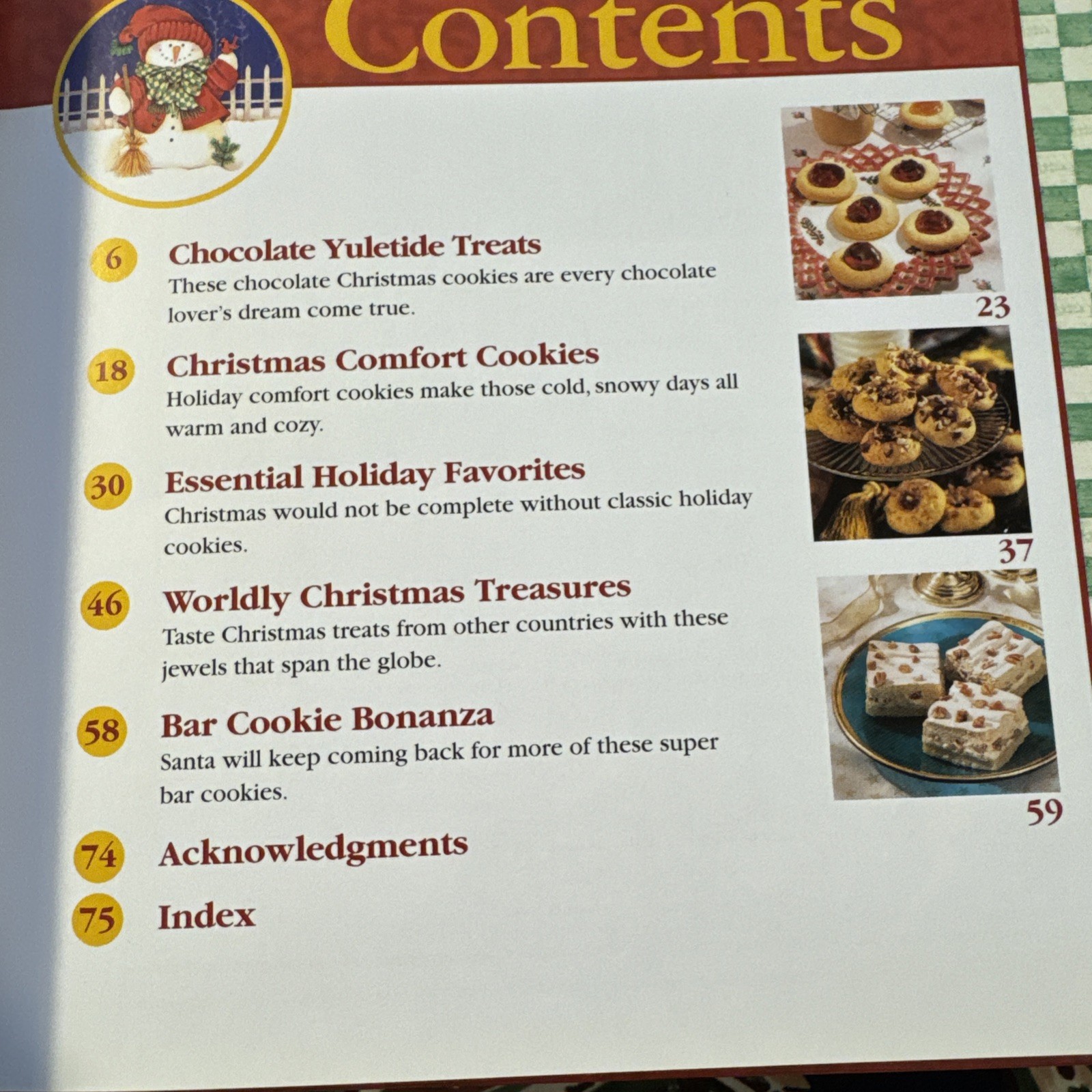 Classic Christmas Cookies: Dozens of Classic Recipes Hardback Book 77 pages