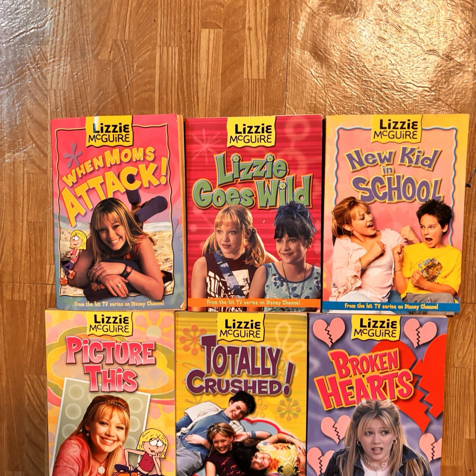 Lizzie Mcguire 2000’s Bundle Lot of 8 Paperback Mysteries TV Disney