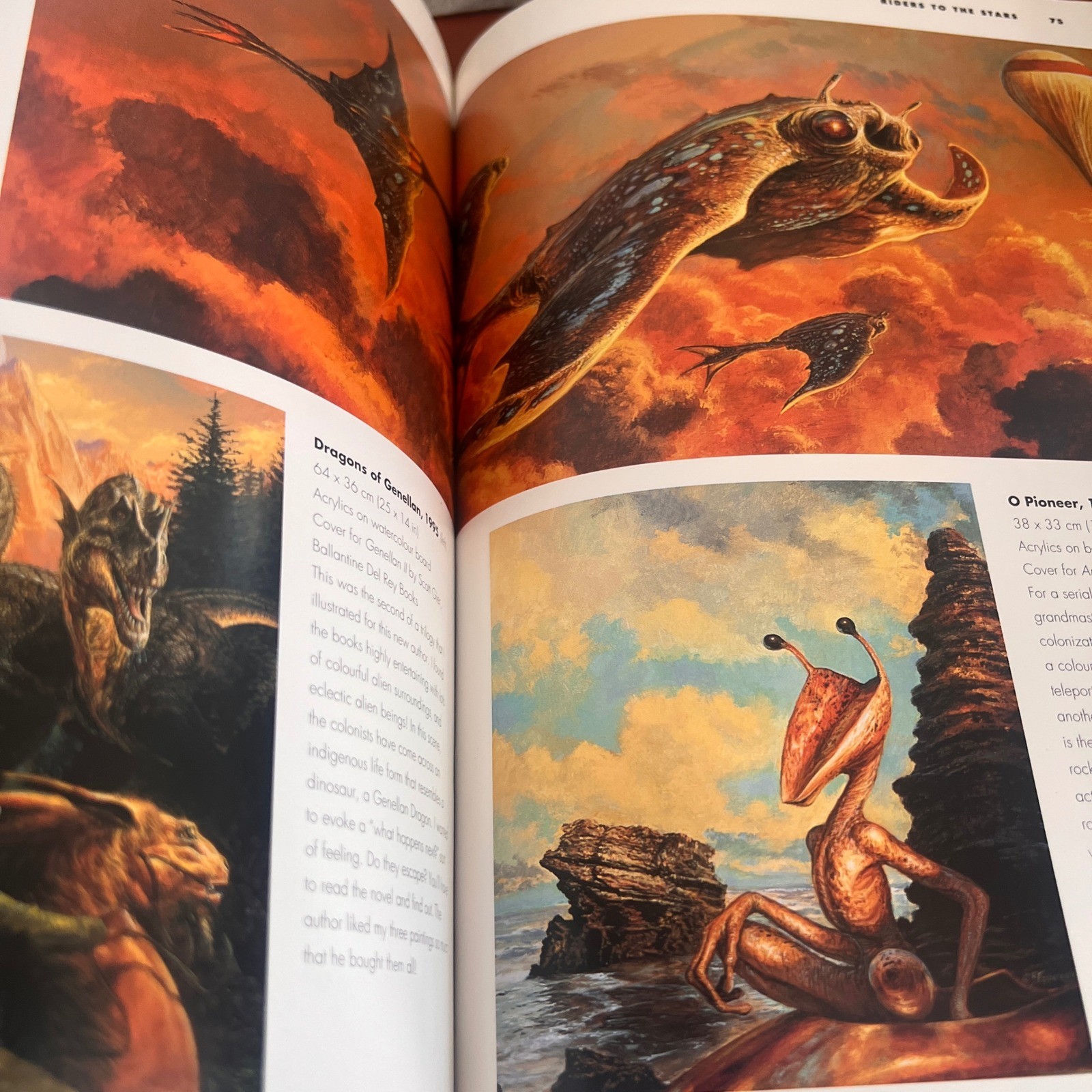 Greetings from Earth The Art of Bob Eggleton Fantasy Sci-Fi Art Book 2000