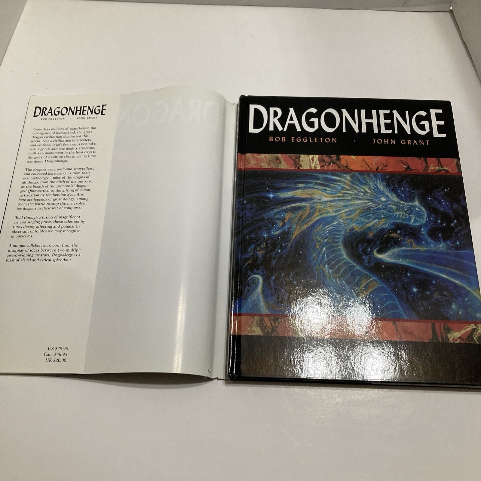 Dragon Henge and Star Dragon Books Lot of 2 Bob Eggleton & John Grant Artistic