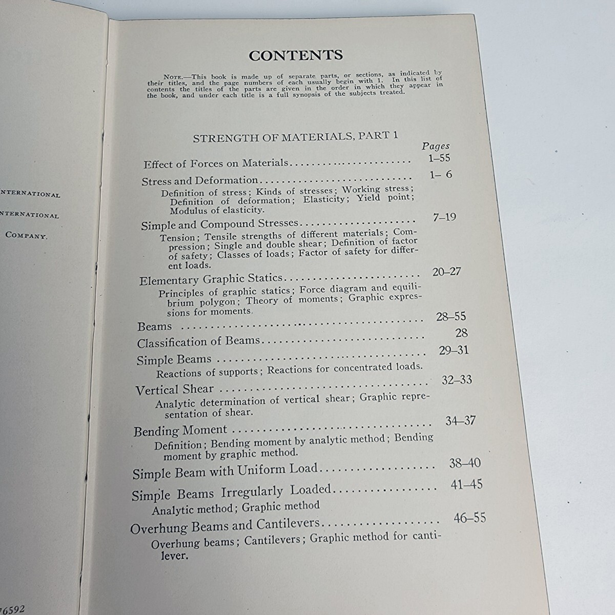 Strength of Material Testing International Textbook Co. ICS Staff 223B