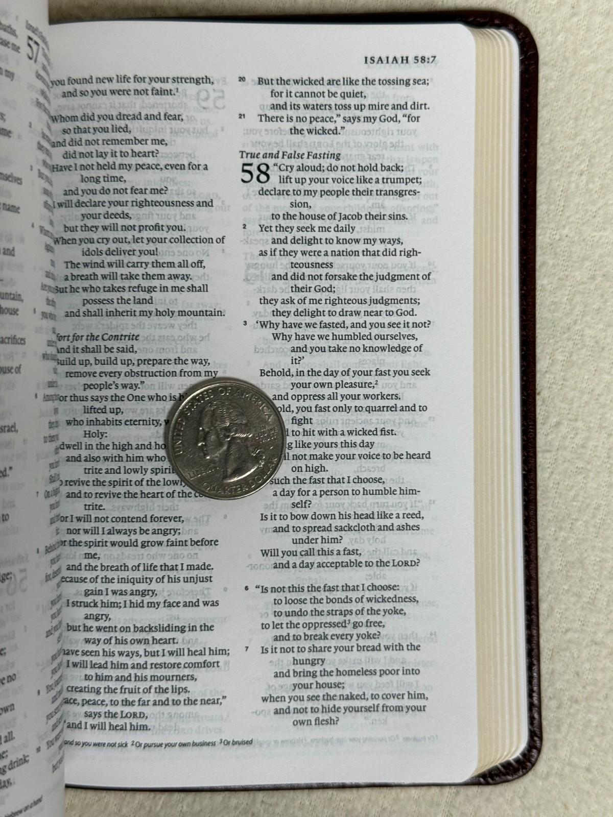 Holy Bible : ESV Compact Bible TruTone, Brown, Red Letter Edition