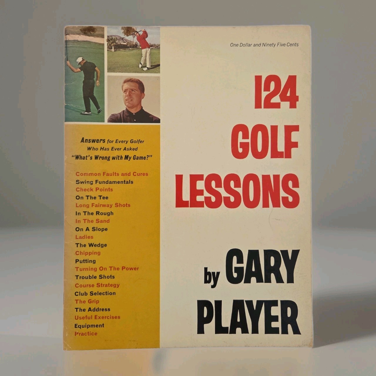 “124 Golf Lessons by Gary Player” ~ Trade Paperback 1968