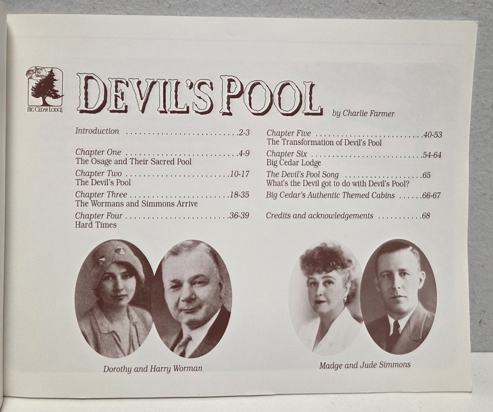 Devil’s Pool: A History of Big Cedar Lodge by Charlie Farmer (Paperback, 1995)