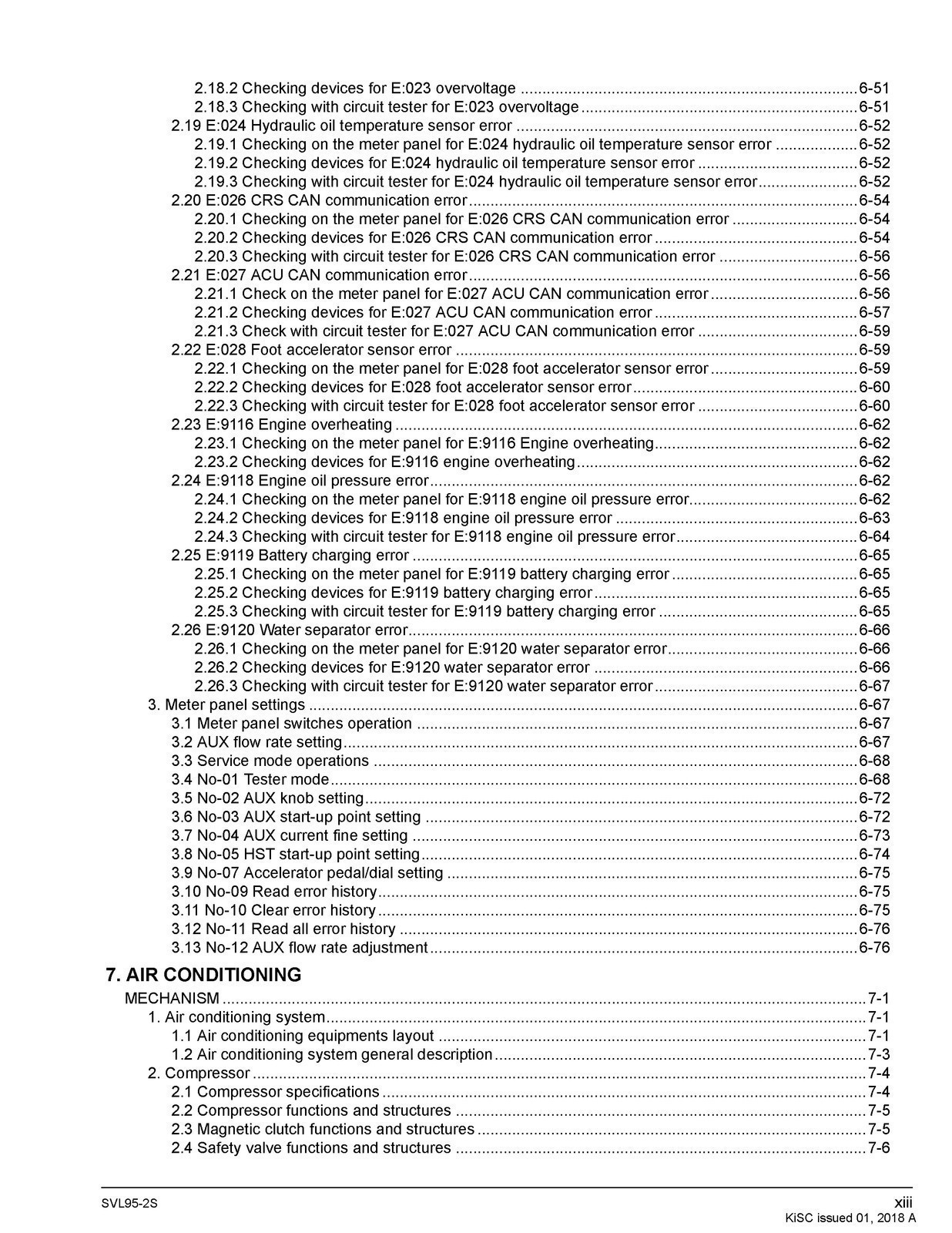 KUBOTA SVL95-2s COMPACT TRACK LDR WORSHOP MANUAL, SECURED – JACKET – XL FOLDOUTS