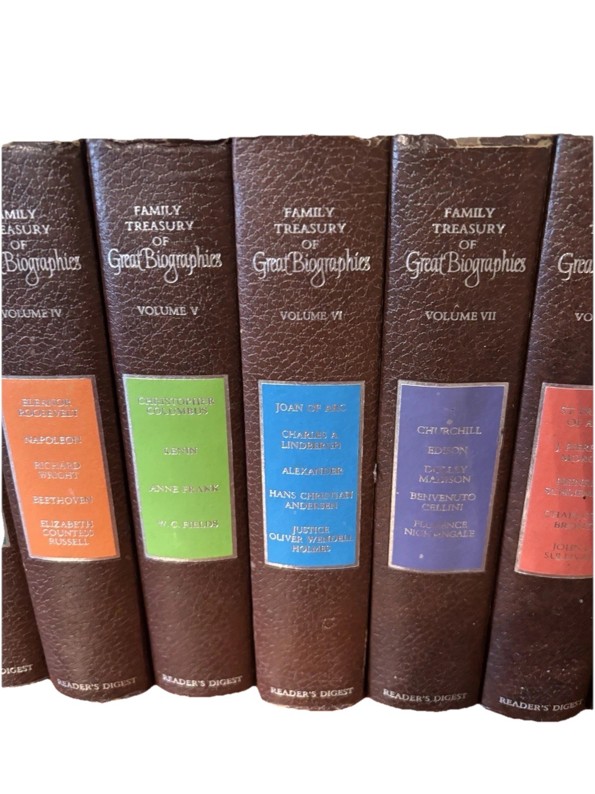 Reader’s Digest Complete Book Set 1-12 Family Treasury of Great Biographies 1stE
