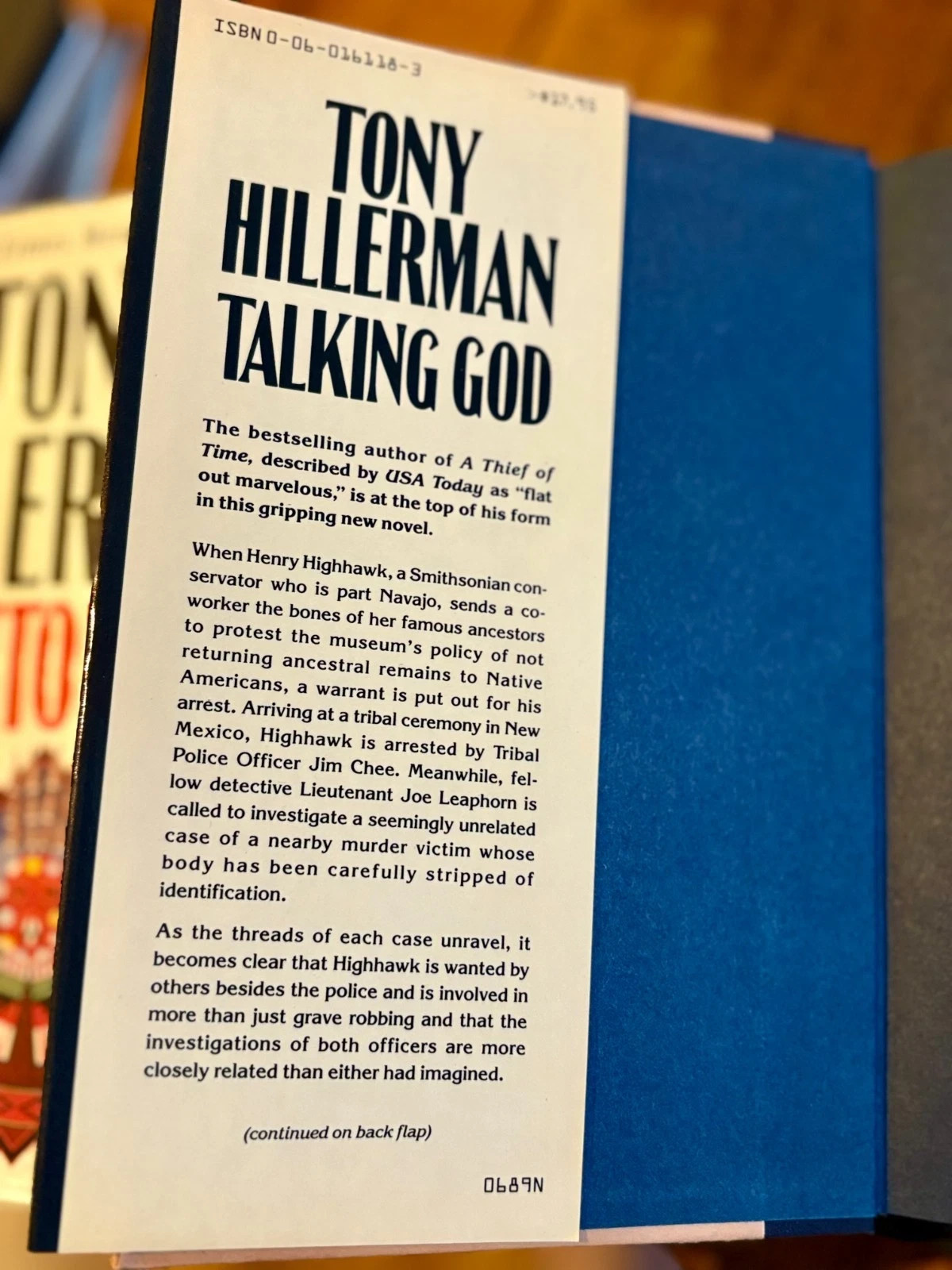 Tony Hillerman Hardcover Books You Choose Book Leaphorn Chee Mystery Thriller