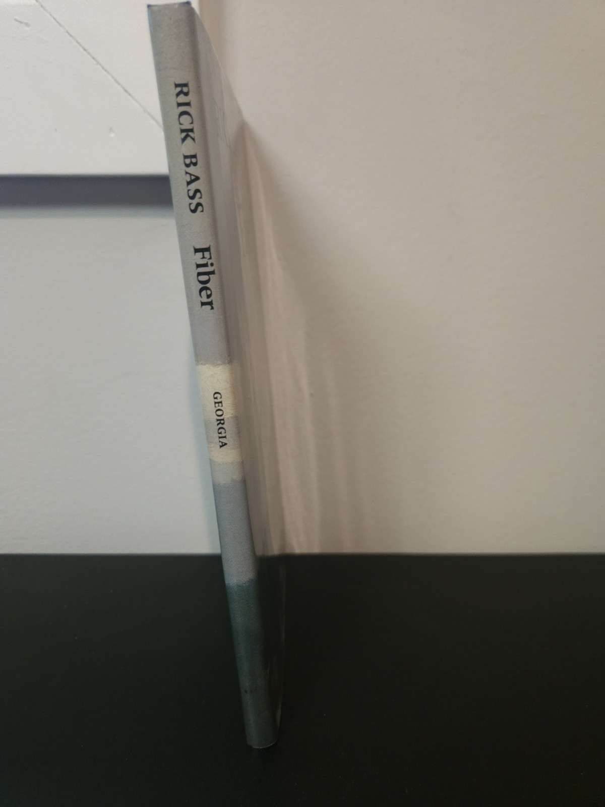 SIGNED Fiber by Rick Bass (1998, Hardcover) 1st Edition Environmental Essays