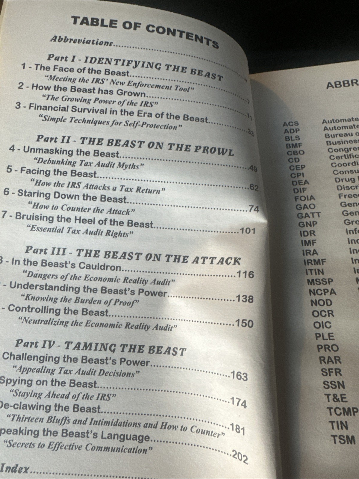IRS, taxes and the beast