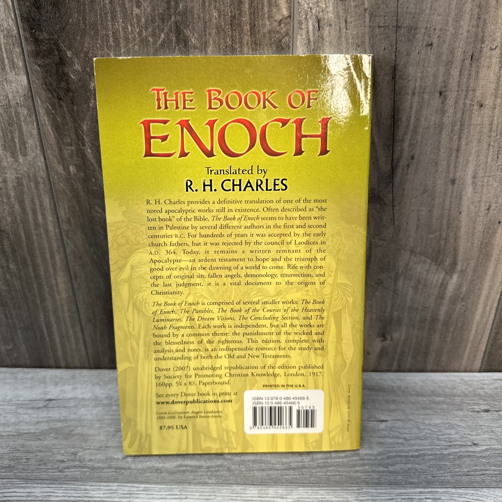 The Book of Enoch (Dover Occult) – Paperback By Charles, R. H. – VGUC