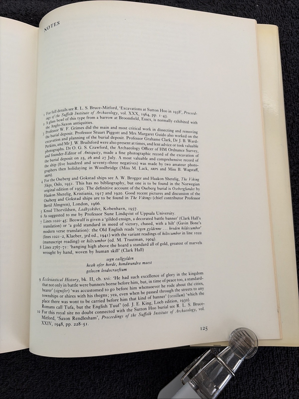 Sutton Hoo Ship Burial: A Handbook by Bruce-Mitford, Rupert HC With Dust Jacket
