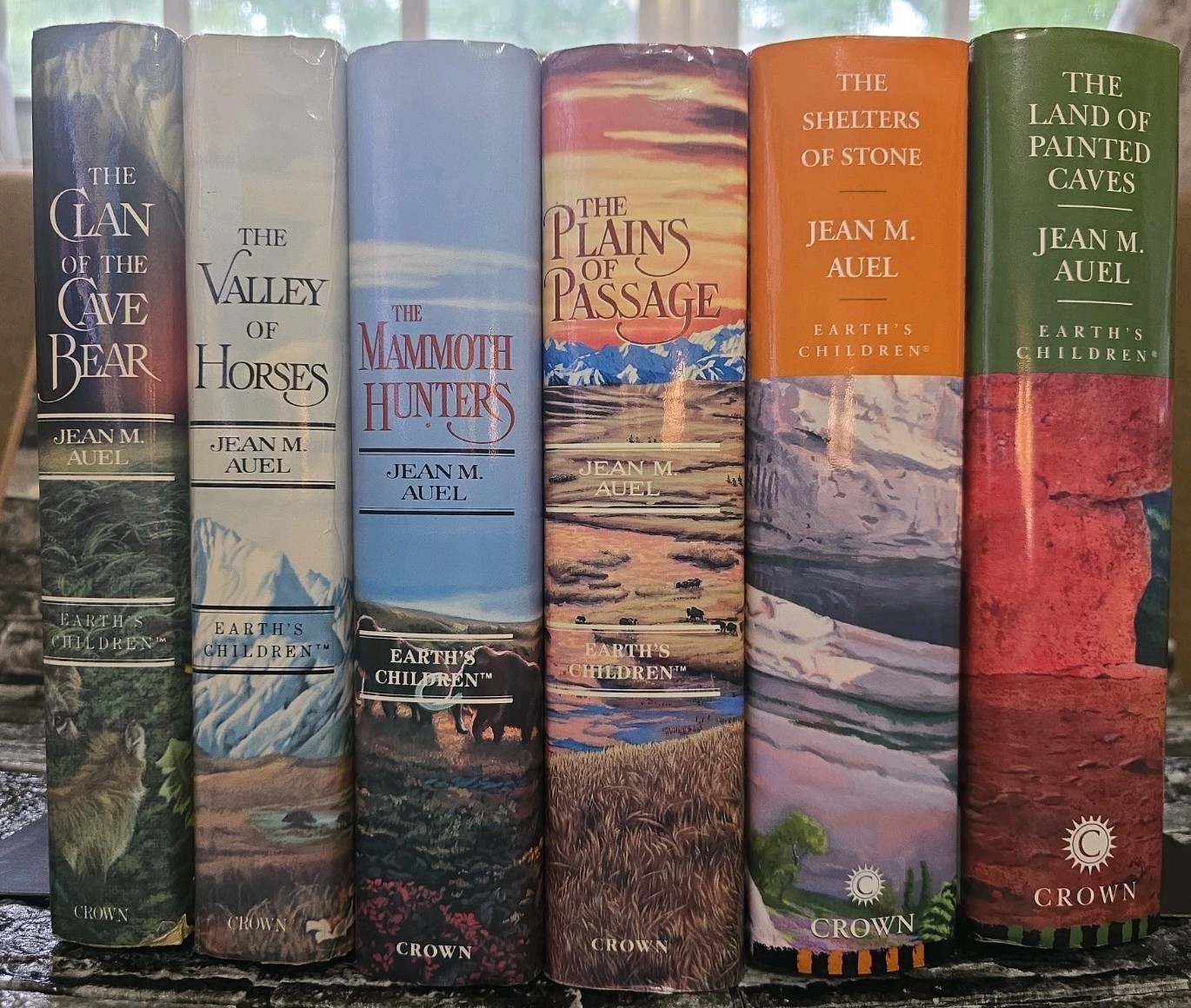 Earth’s Children Complete 6 Book Series Set Jean M. Auel HC/DJ Pre-owned