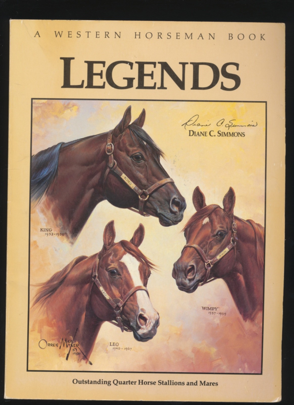 LEGENDS Western Horseman Book AQHA Quarter Horse Racing History Volumes 1&2