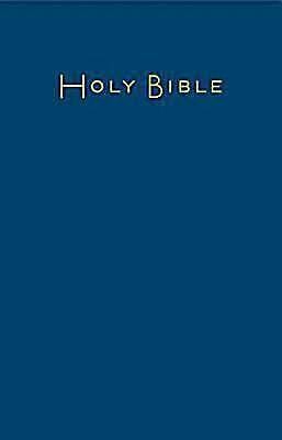 CEB Common English Large Print Pew Bible, Navy, ,