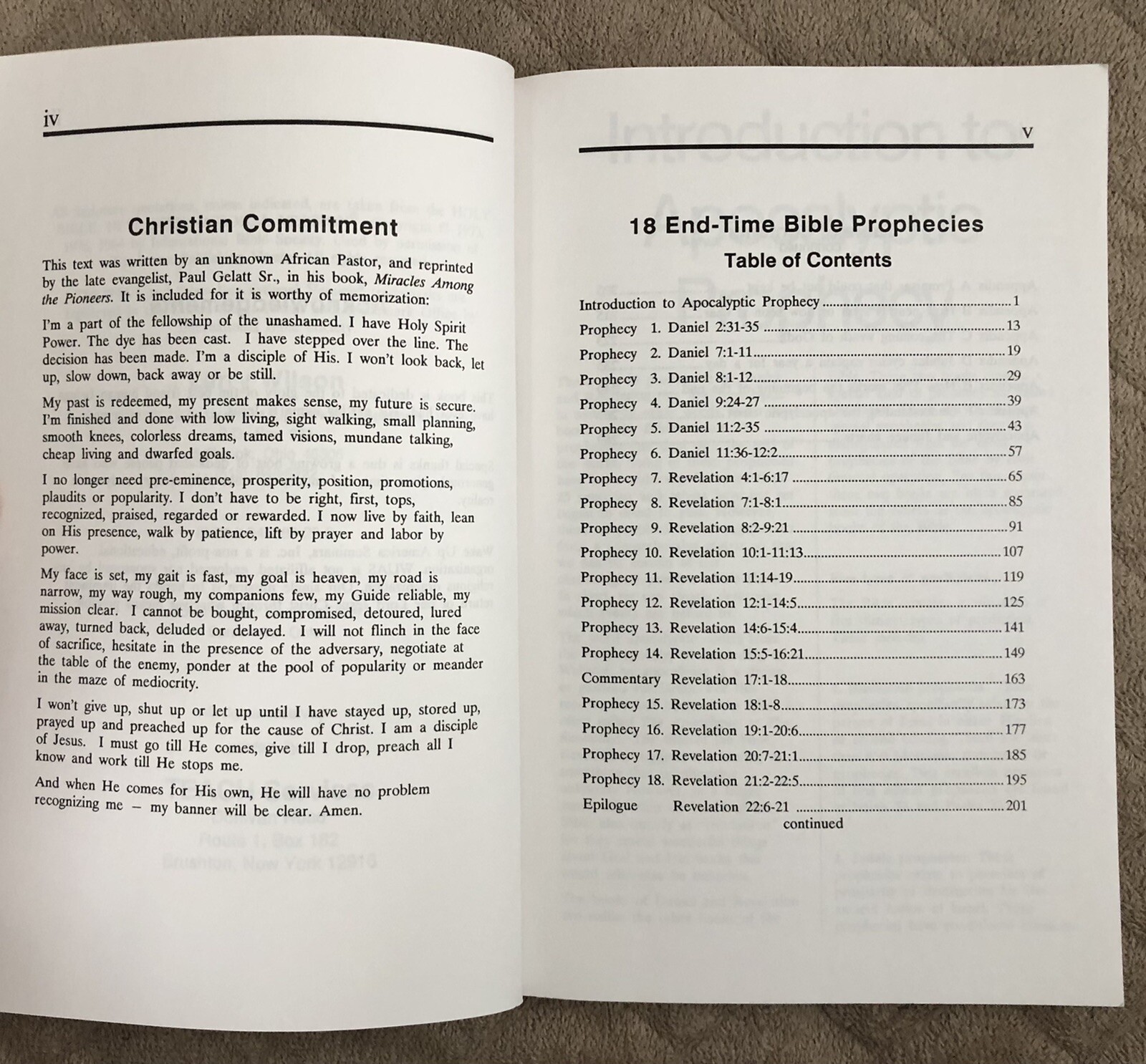 18 End-Time Bible Prophecies by Larry Wilson 1992 Teach Services PB 282 pp SDA