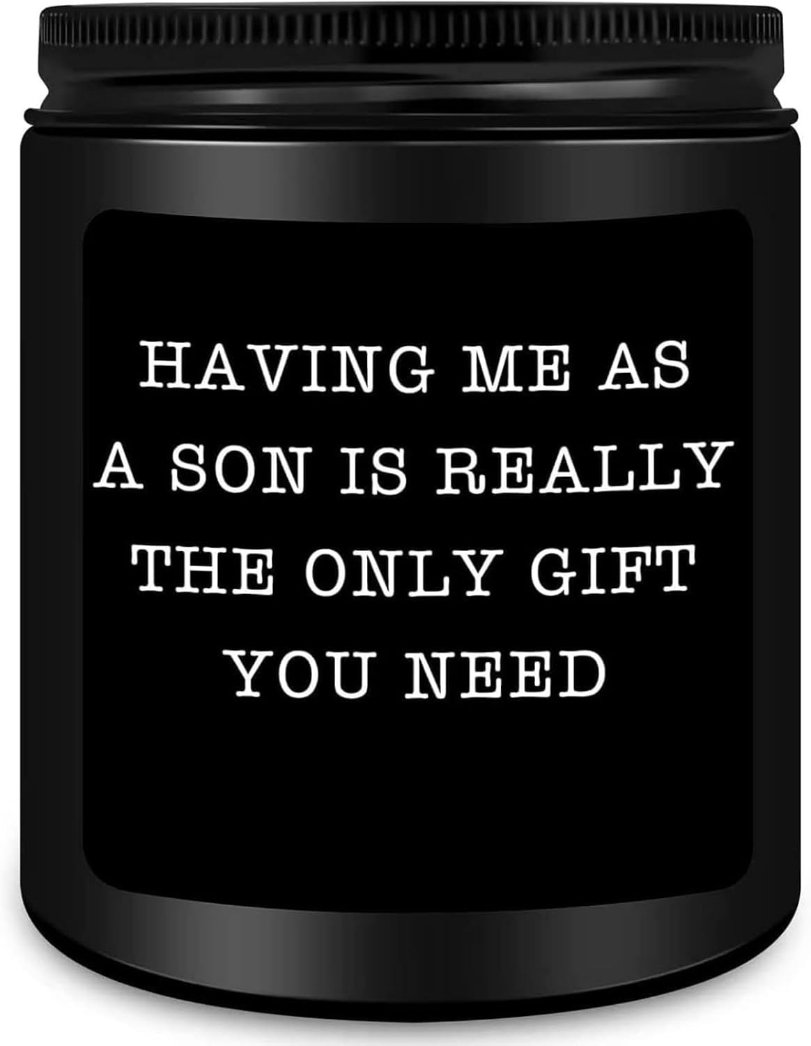 Having Me As A Son Candle – 9 oz Lavender Gift for Mothers, Fathers, and Beyond