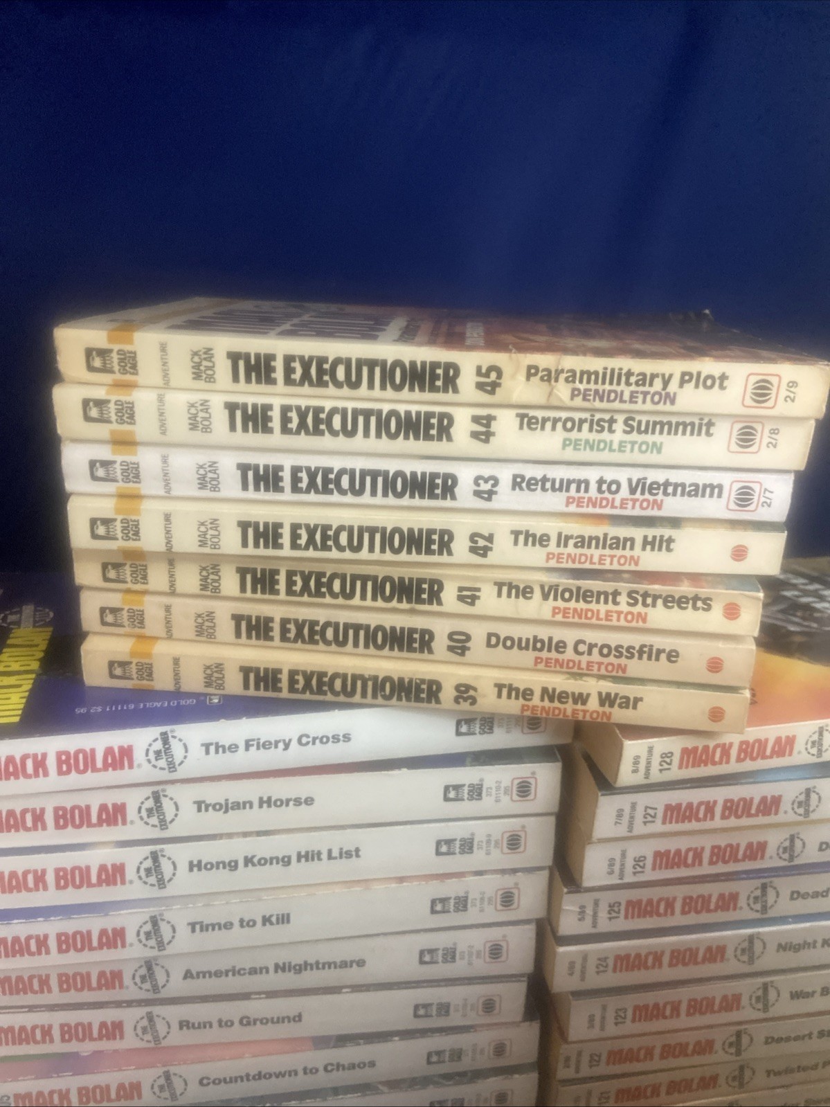 Don Pendleton’s MACK BOLAN The Executioner NO DUPES PB Book Lot of 101 Ex Cond!