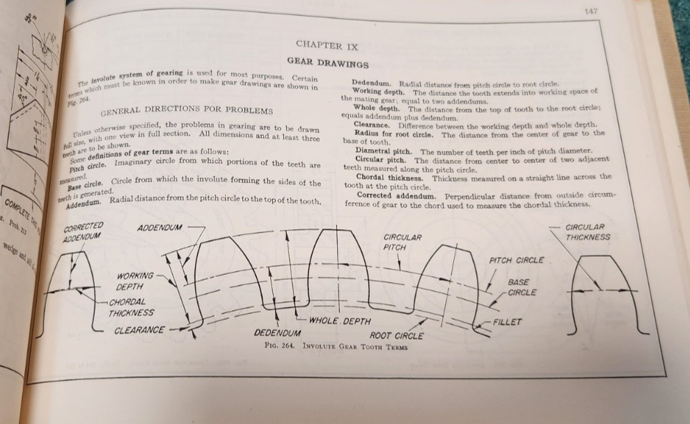 1946 APPLIED MECHANICAL DRAWING James Paull & Charles Sgro Hardcover