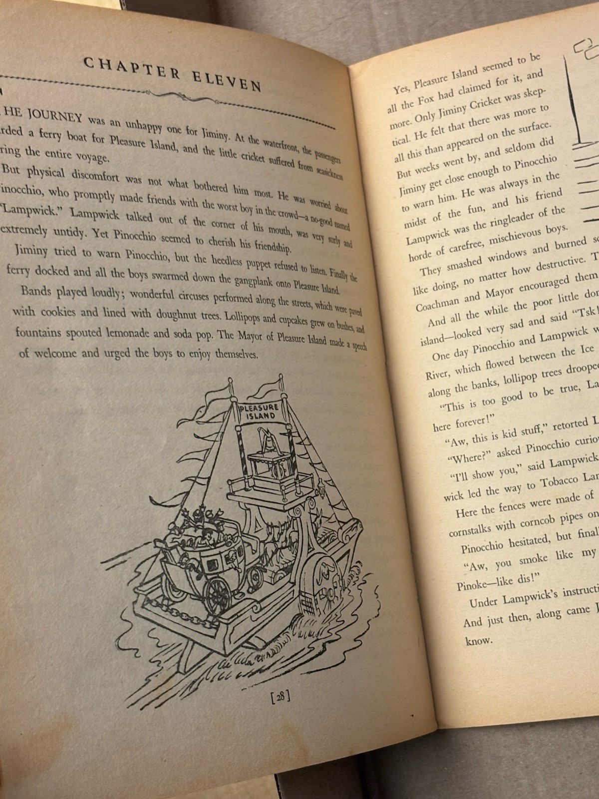 1939 Walt Disney’s Pinocchio w/Pictures to Color Whitman Publishing RARE!!