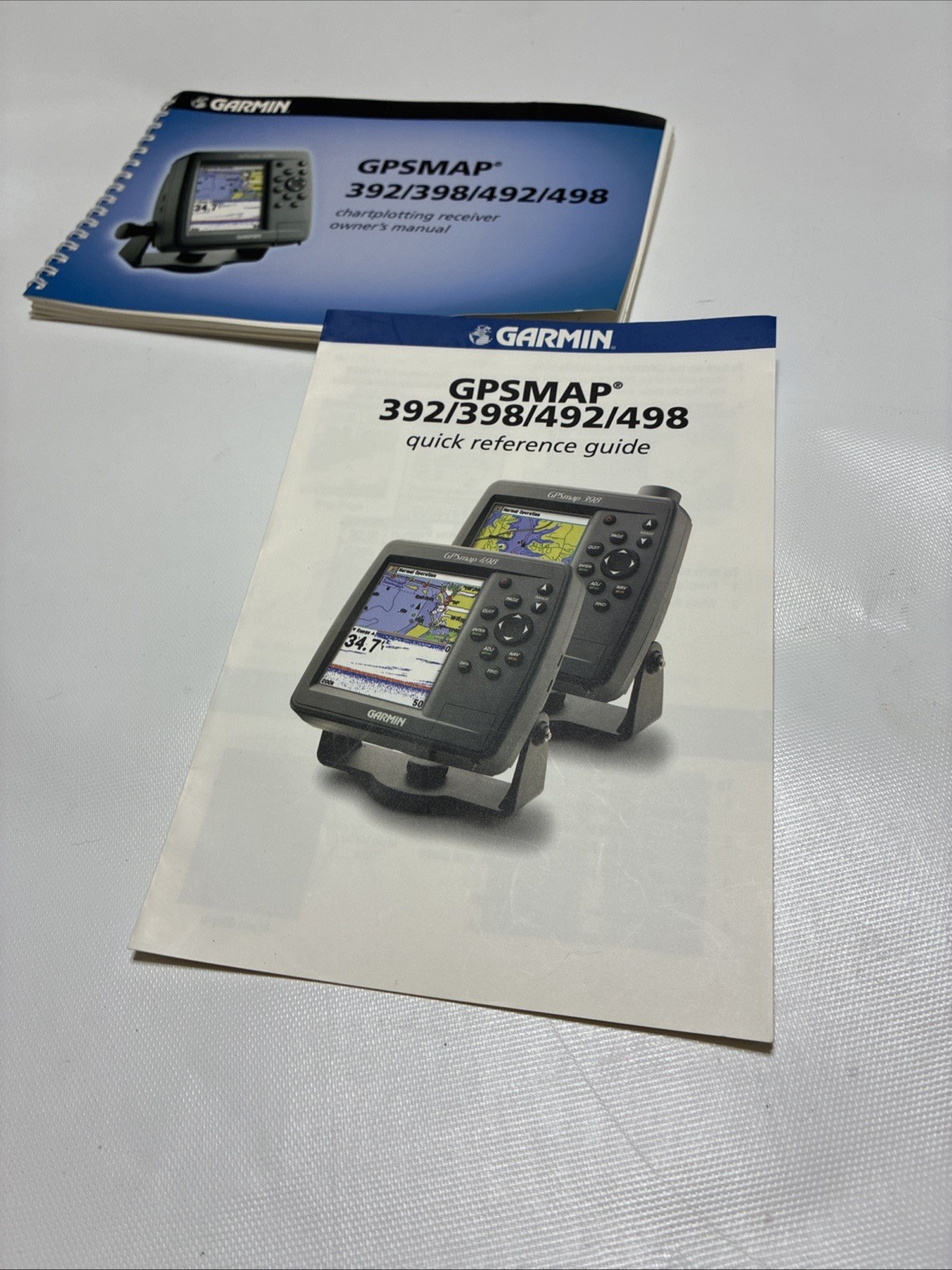 Garmin GPSMAP 392/398 492/498 Owners Manual: 111 Pages Black and White
