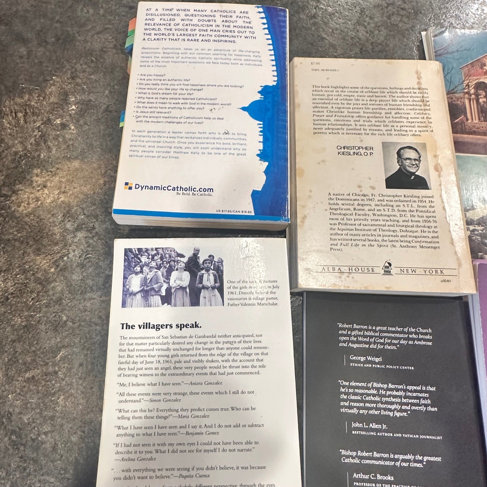 Mixed Christian Book Lot of 6 Matthew Kelly Robert Barron Religious Spiritual