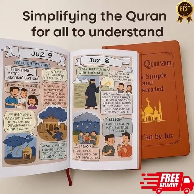 The Quran – Holy Quran Made Simple and Illustrated Tafsir, Easy Explanation USA.