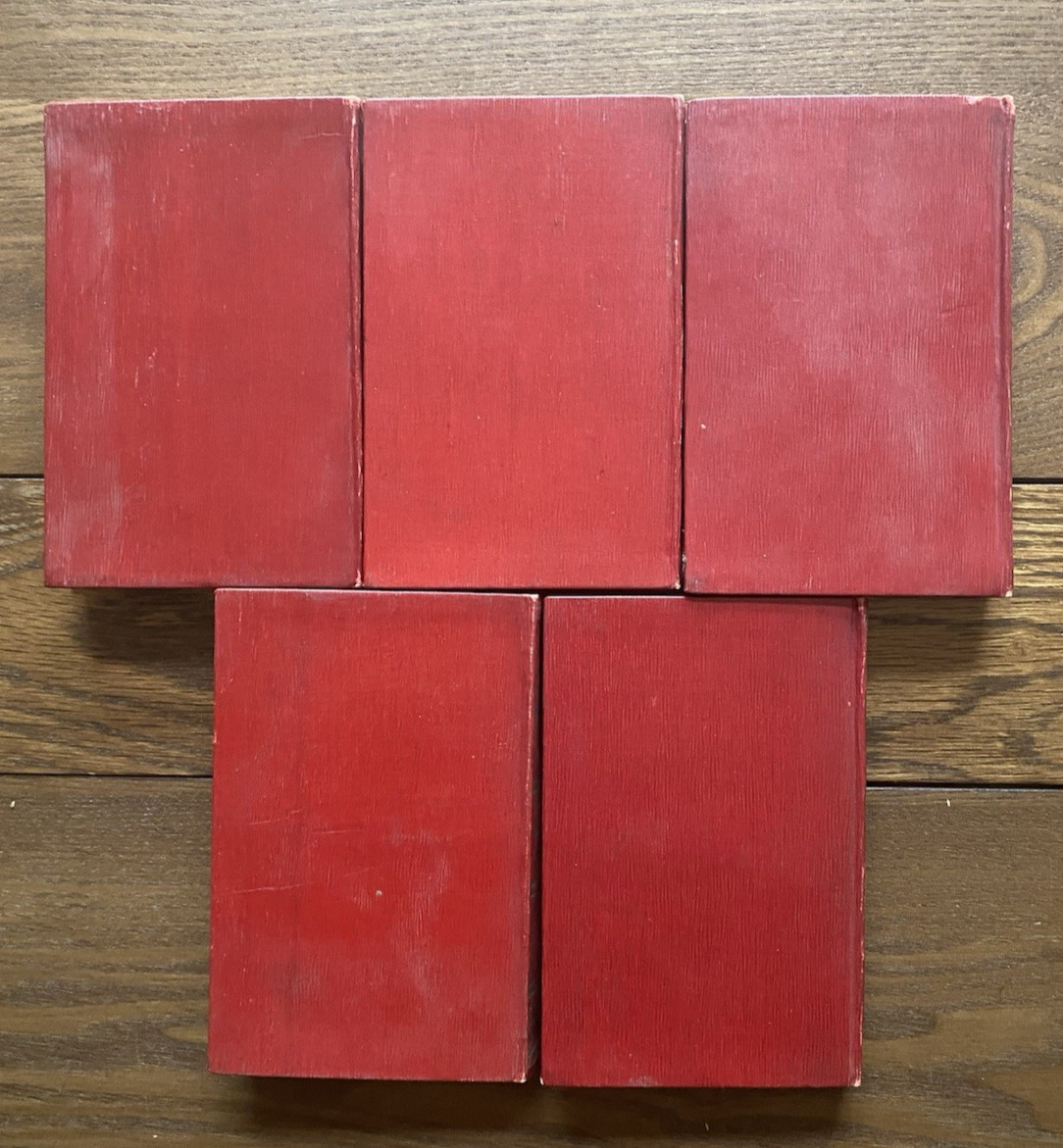 1909 Best of World Classics Funk & Wagnalls Lot of 5 Red Books