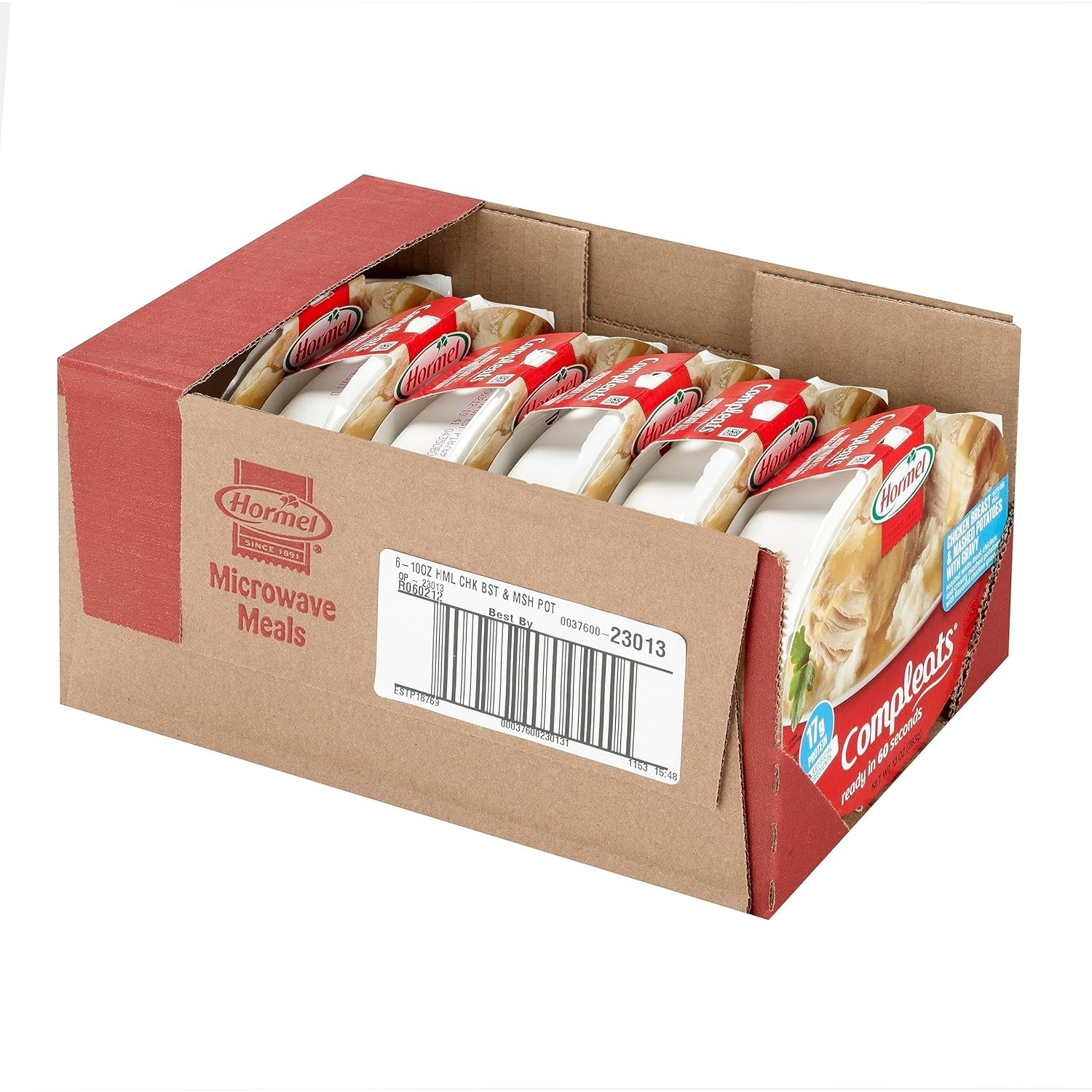 Convenient Chicken Breast & Gravy with Mashed Potatoes – 6-Pack, 10 oz Each