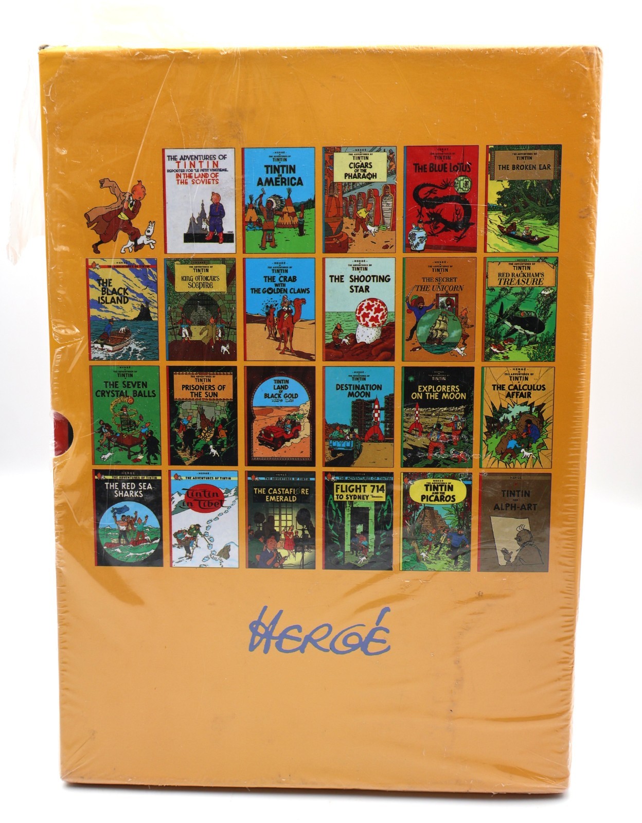 The Adventures of TINTIN – 23-Book Complete PB Collection Box Set Full Edition