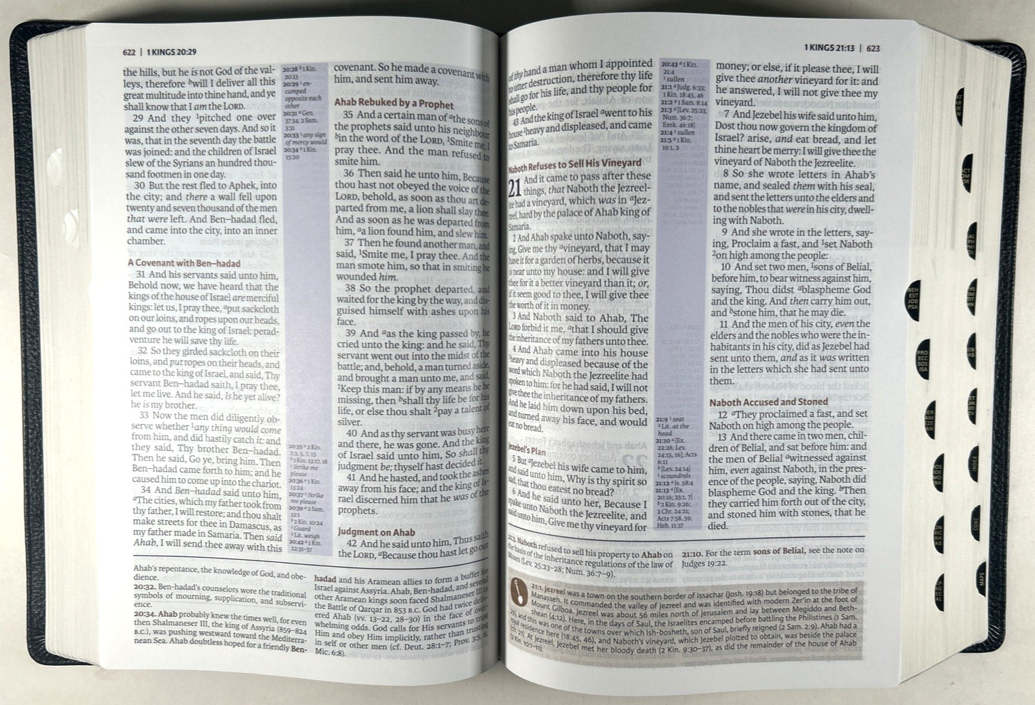 KJV Study Bible Black Genuine Leather Full Color Edition Indexed King James VG