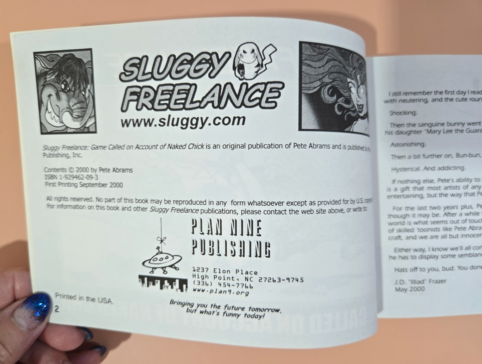 Sluggy Freelance Books Vol 1-7 @1998-2002 by Pete Abrams