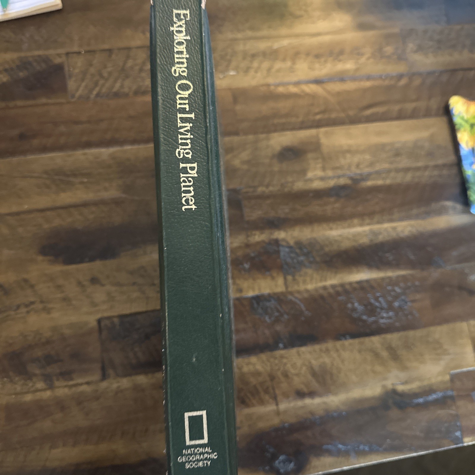 Vintage 1983 Exploring Our Living Planet Hardcover Book Robert Ballard Nat Geo