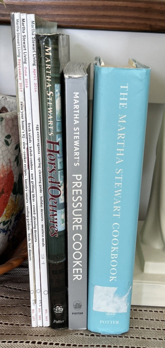 Martha Stewart Living Magazines & Books Lot of 6 See Description and Pictures
