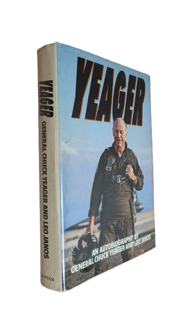 SIGNED Yeager : Autobiography by General Chuck Yeager & Leo Janos 1985 HC / DJ