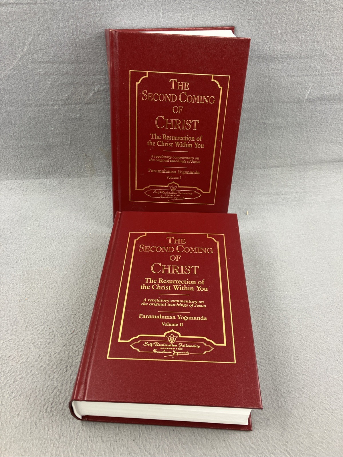 The Second Coming Of Christ Volume I & II Yogananda Paramahansa Boxed Set