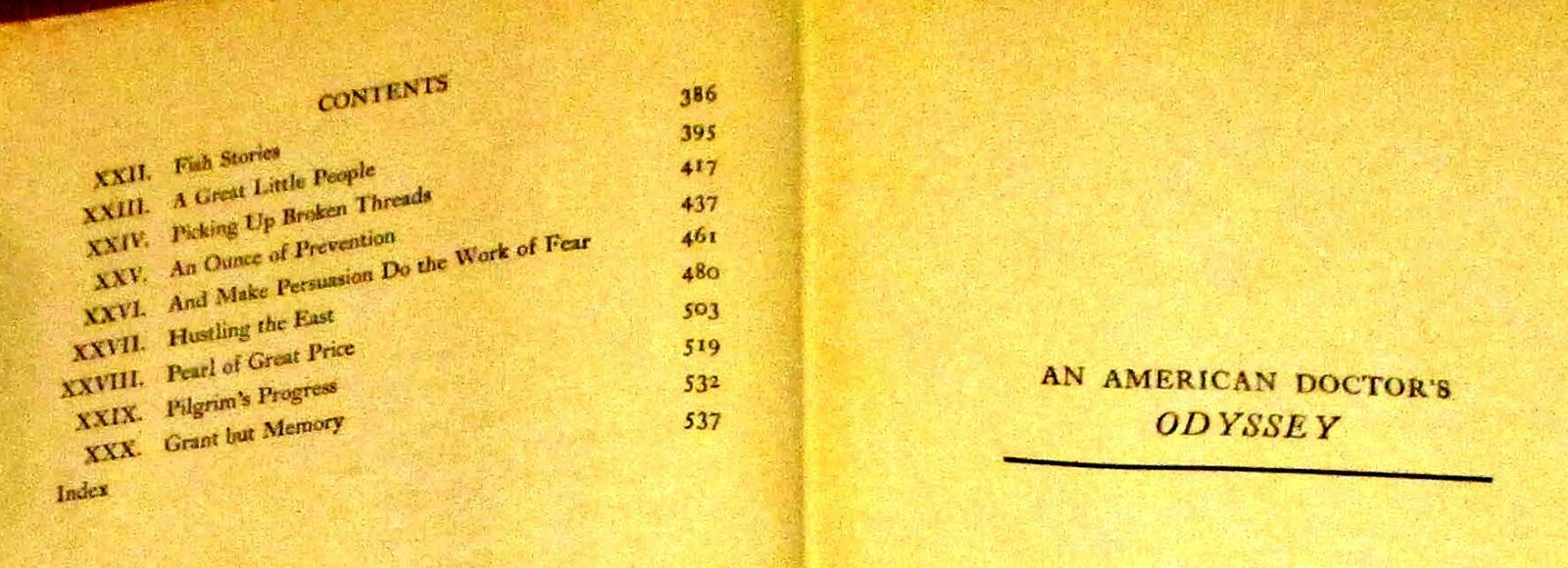An American Doctor’s Odyssey by Victor Heiser, M.D. 1937 H/C 544 Pages