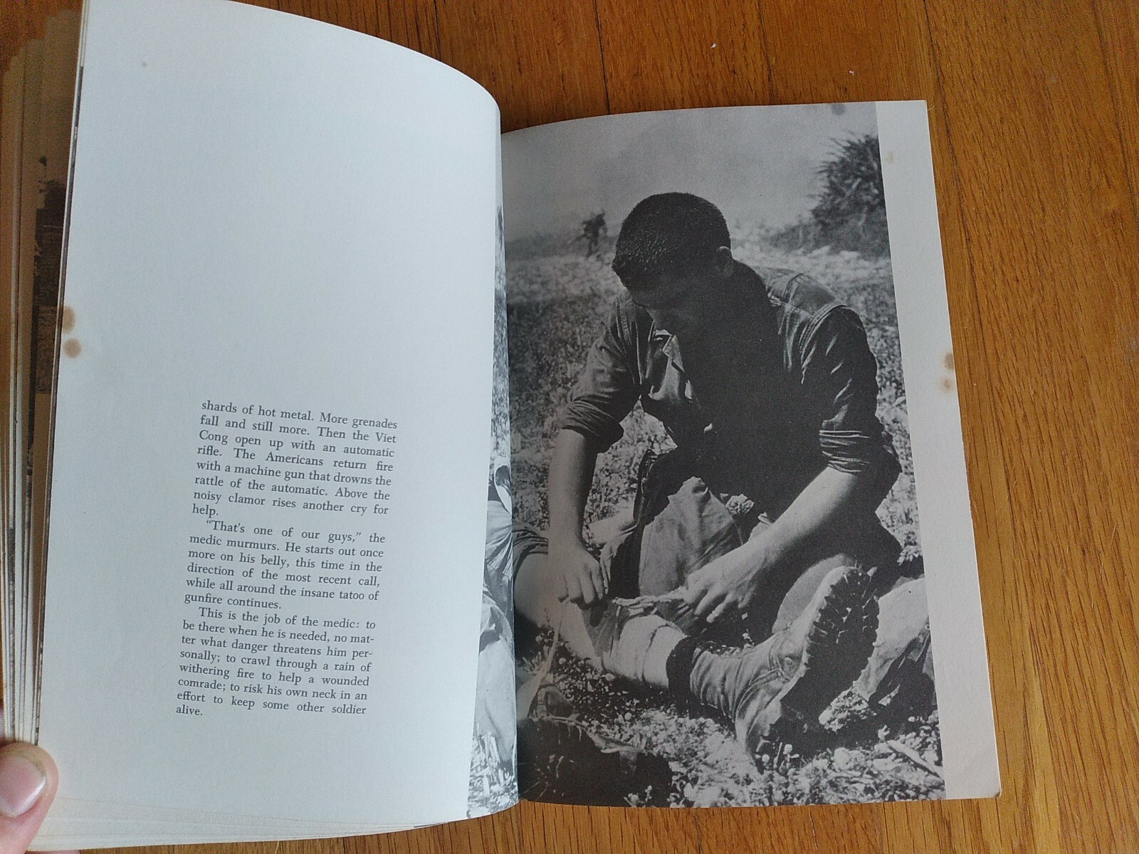 Medics In Action by Barbara Hand Herrera Military Vietnam BW Photos PB