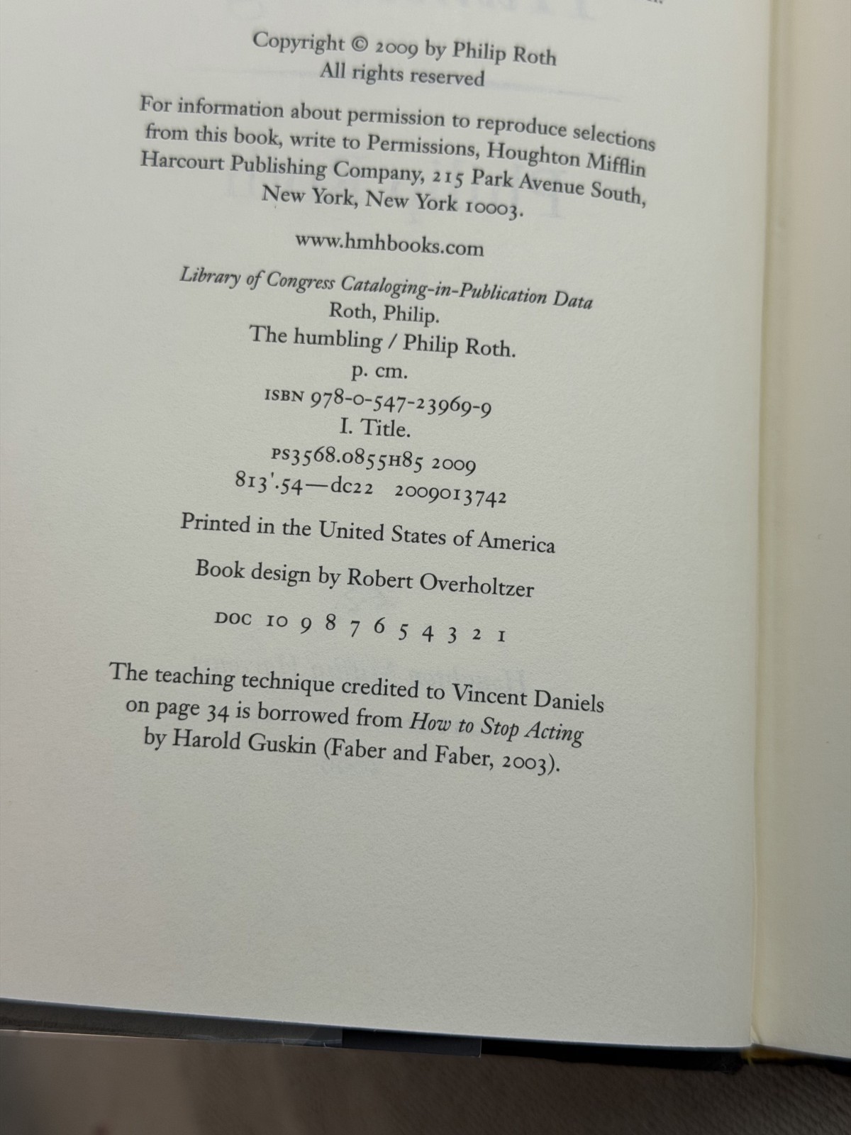 Philip Roth 1st Edition Hardcover Lot ~ Everyman & The Humbling ~ Fine Condition