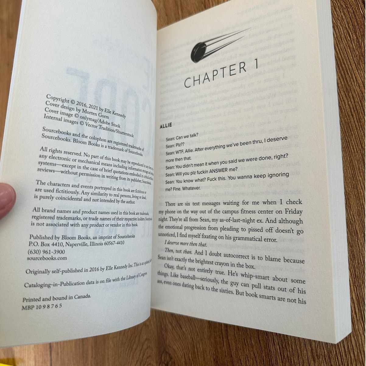 The Score Elle Kennedy Off Campus Oop Paperback