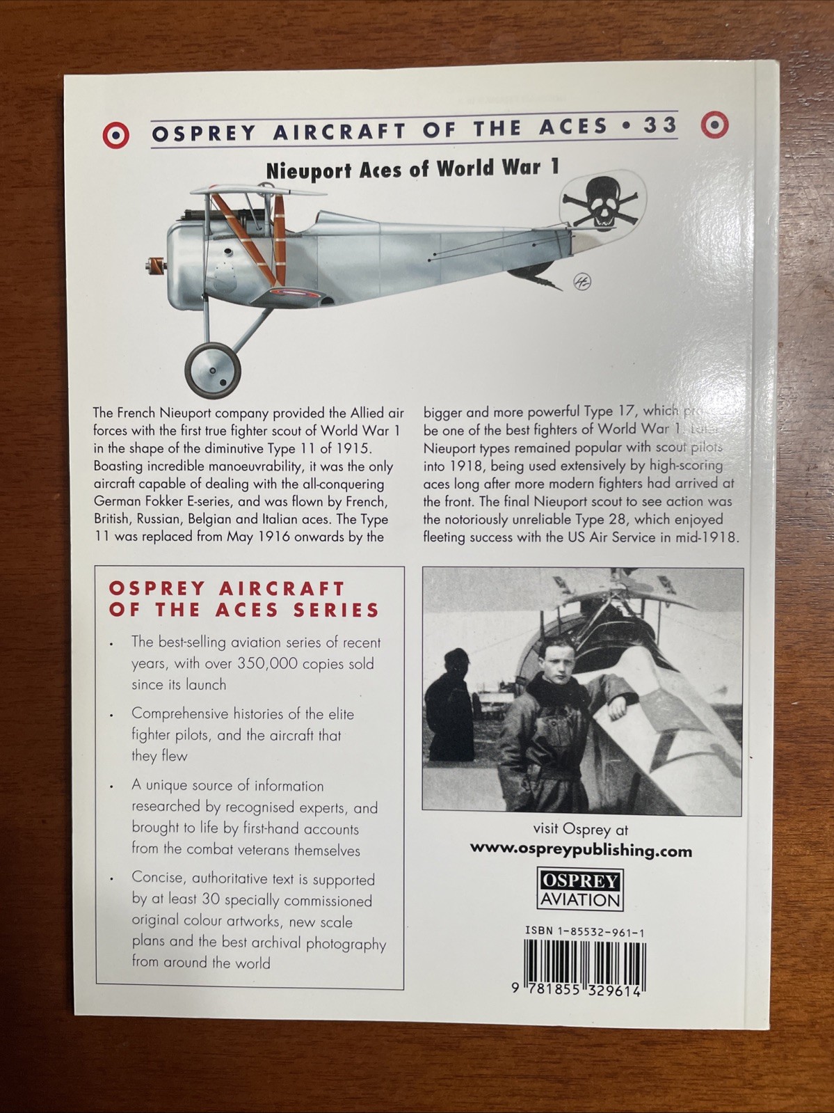Nieuport Aces of World War 1 – Osprey Aircraft of the Aces #33, 96 Pages