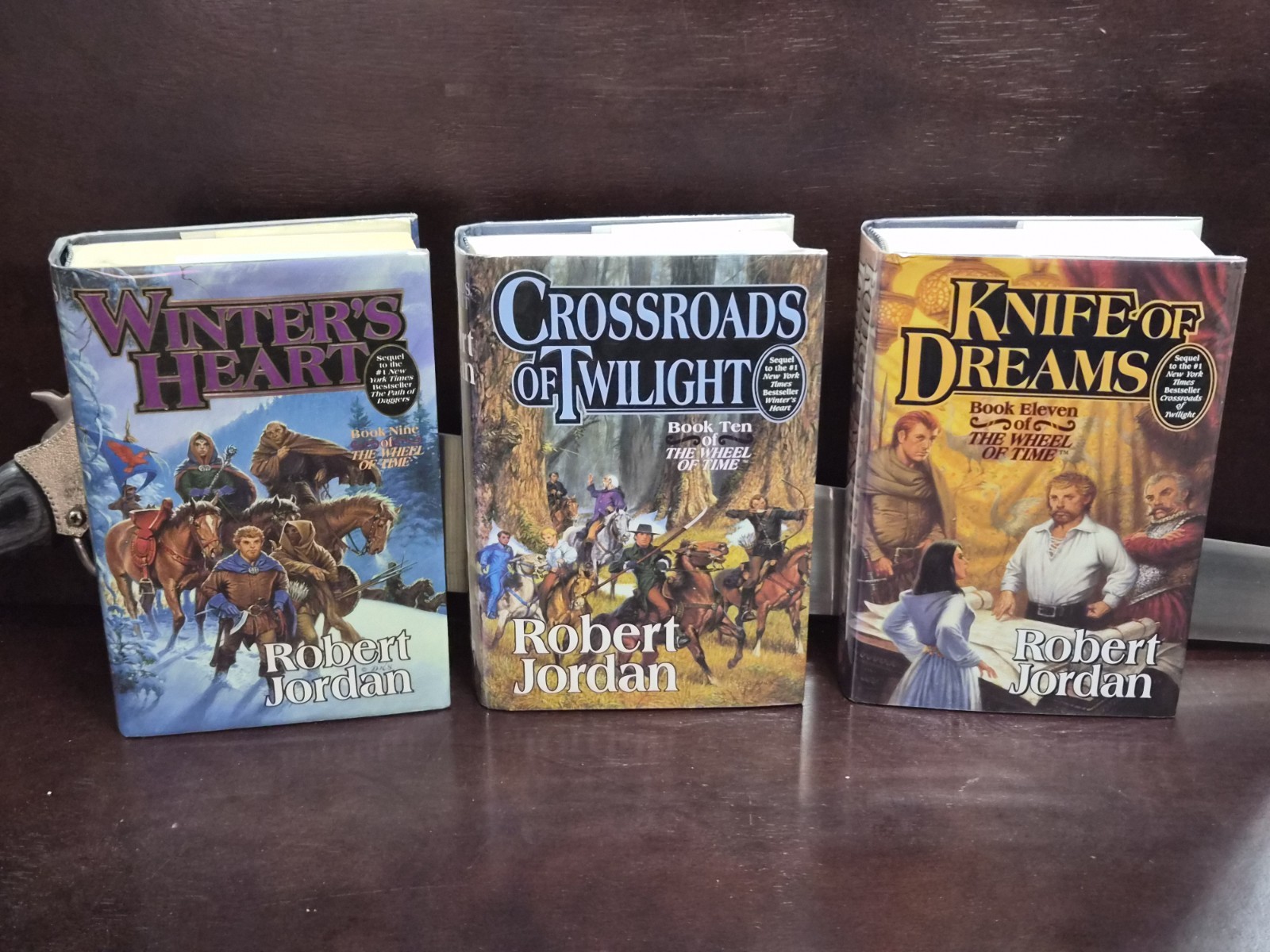 Robert Jordan Wheel Of Time Winter Crossroads Knife 1st 1st 2000-05 VG HCDDJ LN