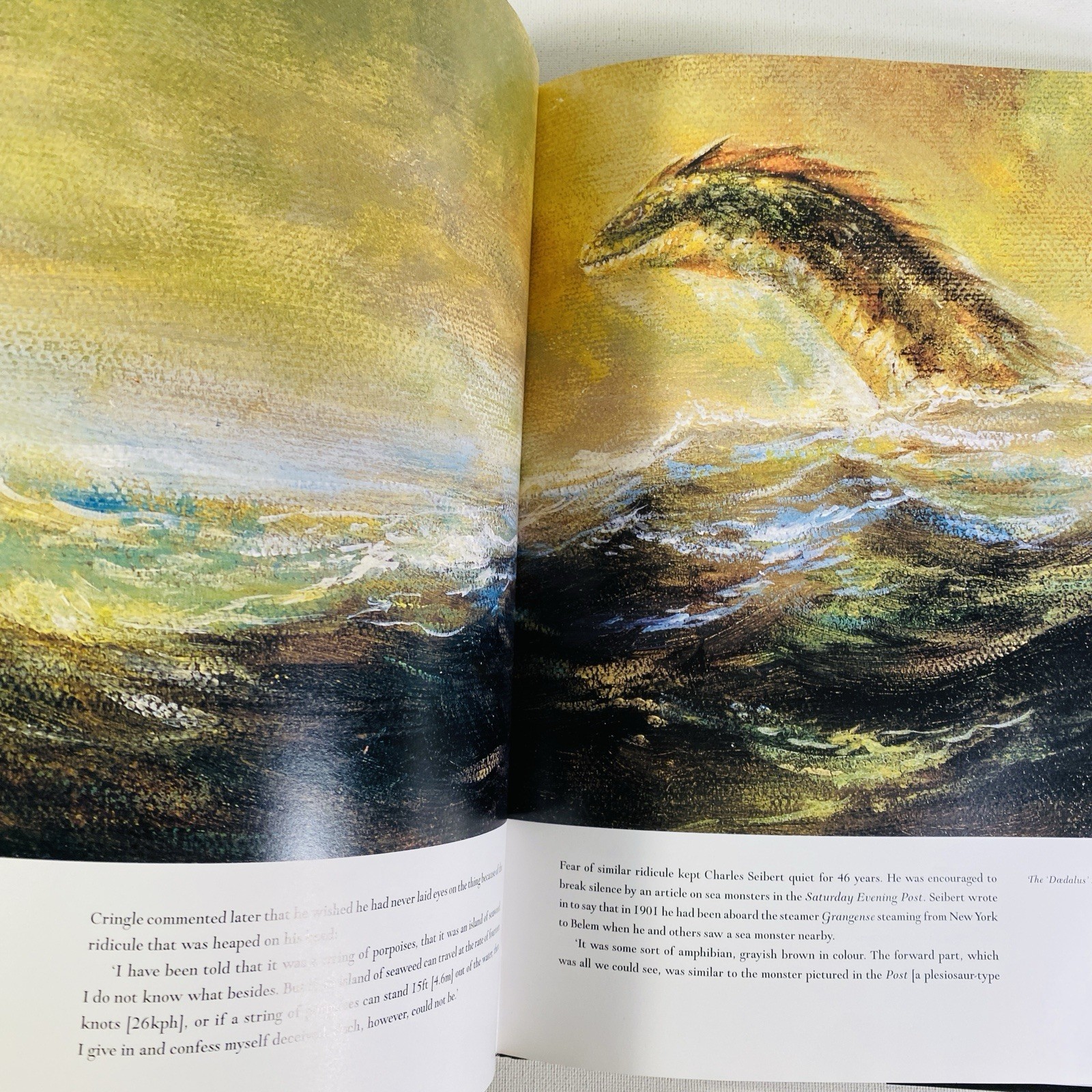 THE BOOK OF SEA MONSTERS By Nigel Suckling & Bob Eggleton 1st Edition Hardcover