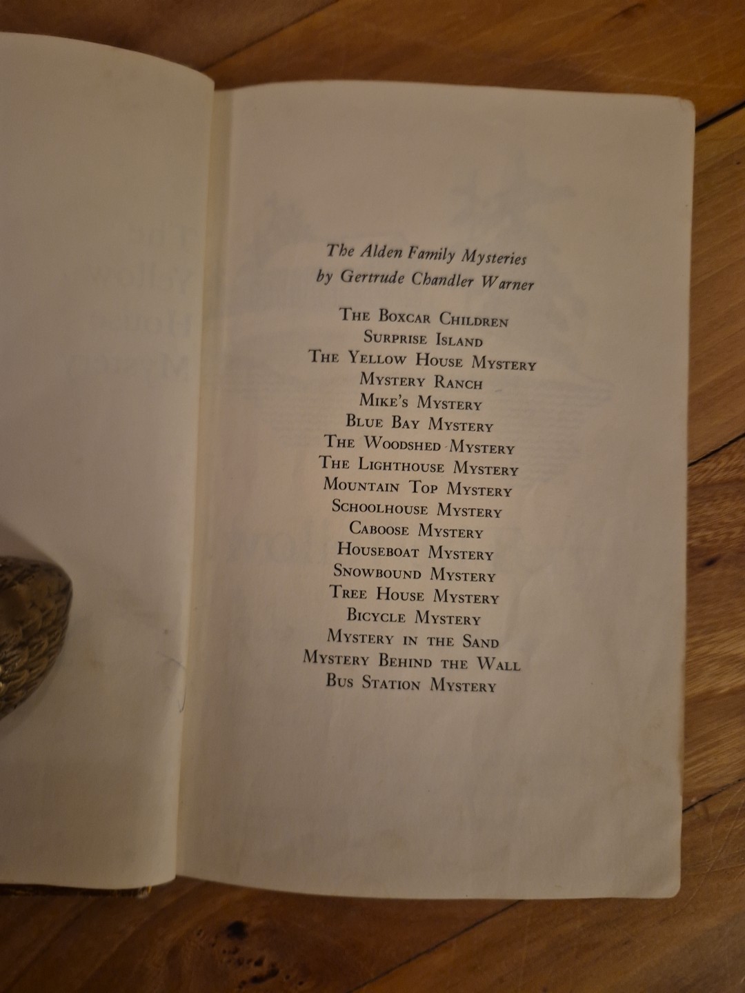 The Yellow House Mystery by Gertrude Chandler Warner – 1974 HC Chapter Book