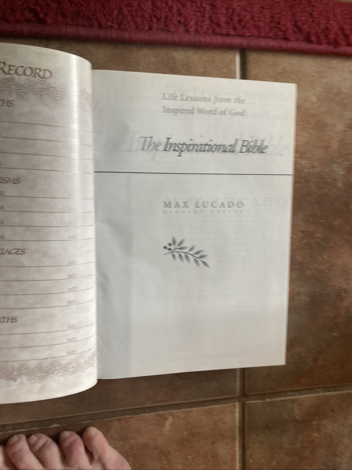 The Inspirational Bible [New Century Version, The Everyday Bible]