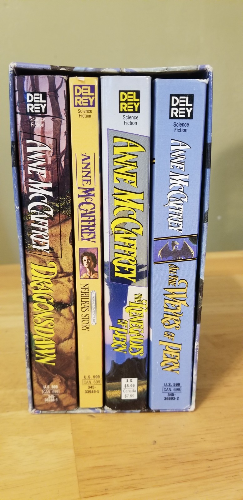 The Dragonriders Of Pern Anne McCaffrey Del Rey 4 Book Set Dragonseye Weyrs PB
