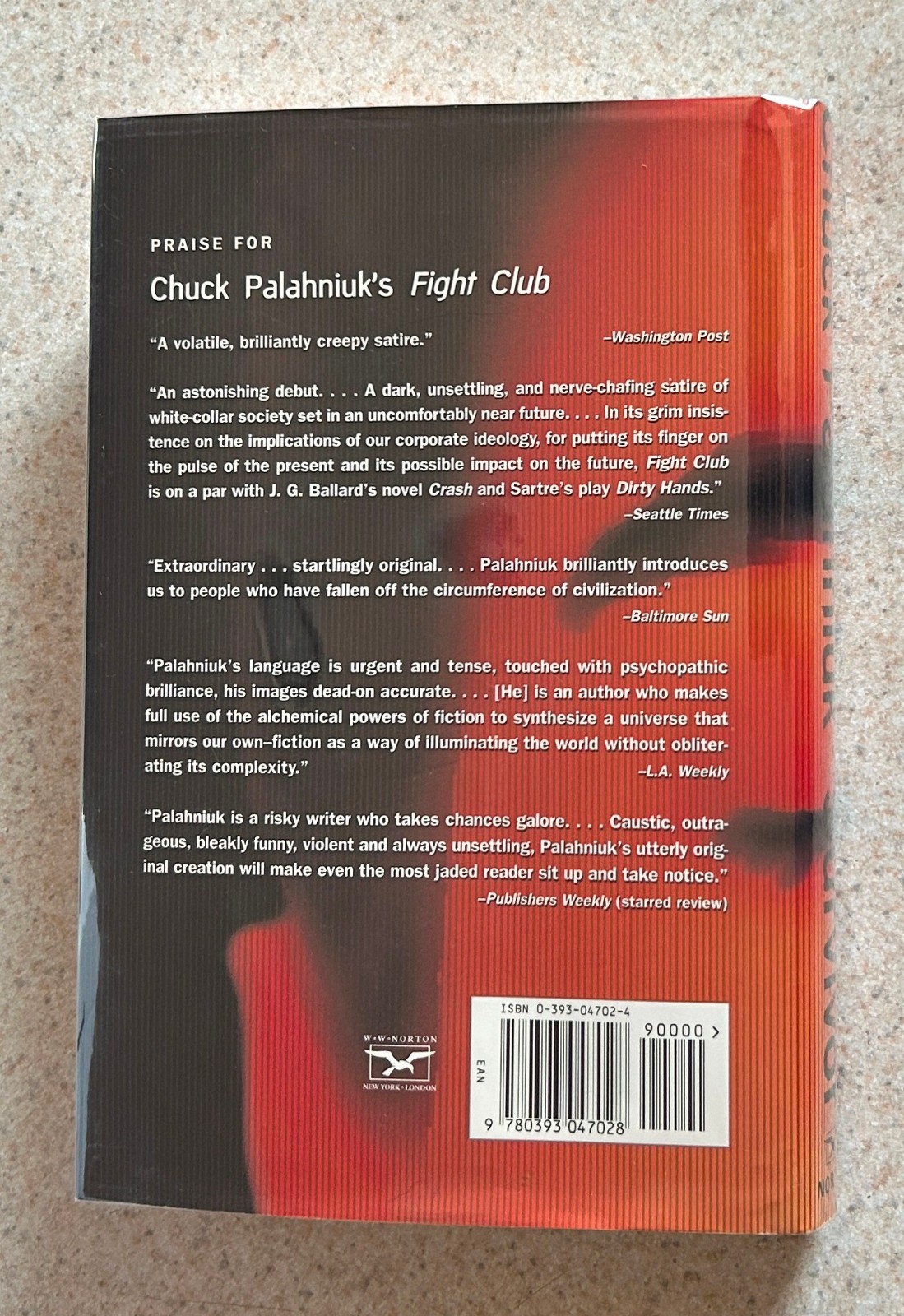 Chuck PALAHNIUK (Fight Club) — Survivor — 1999 SIGNED 1st Edition Hardcover